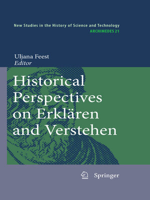 cover image of Historical Perspectives on Erklären and Verstehen